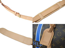 Load image into Gallery viewer, 未使用 LOUIS VUITTON ルイヴィトン キーポル バンドリエール 60 イニシャル HLP ブルー モノグラムキャンバス M41412 中古 4c074528
