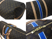 Load image into Gallery viewer, 未使用 LOUIS VUITTON ルイヴィトン キーポル バンドリエール 60 イニシャル HLP ブルー モノグラムキャンバス M41412 中古 4c074528