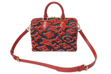 Load image into Gallery viewer, 新品未使用 LOUIS VUITTON × UF ルイヴィトン × ウルス フィッシャー スピーディバンドリエール25 ハンドバッグ M45552 レッド 中古 4c075052