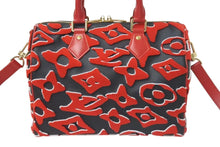 Load image into Gallery viewer, 新品未使用 LOUIS VUITTON × UF ルイヴィトン × ウルス フィッシャー スピーディバンドリエール25 ハンドバッグ M45552 レッド 中古 4c075052
