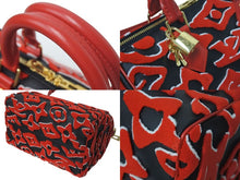 Load image into Gallery viewer, 新品未使用 LOUIS VUITTON × UF ルイヴィトン × ウルス フィッシャー スピーディバンドリエール25 ハンドバッグ M45552 レッド 中古 4c075052