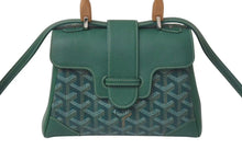 Load image into Gallery viewer, 極美品 GOYARD ゴヤール サイゴン ミニ ソフトバッグ 2WAY ハンドバッグ SAIGONMINTY09CL09P グリーン シルバー金具 中古 4c075053