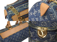 Load image into Gallery viewer, 極美品 LOUIS VUITTON ルイヴィトン ネオスピーディ ハンドバッグ M95019 モノグラムデニム ゴールド金具 中古 4c075142