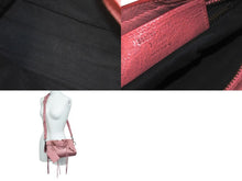 Load image into Gallery viewer, BALENCIAGA バレンシアガ ハンドバッグ Classic Mini City Bag クラシック ミニ シティ ピンク レザー 300295 美品 中古 4c075214