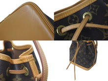 Load image into Gallery viewer, LOUIS VUITTON ルイヴィトン ミニノエ ハンドバッグ M42227 モノグラムキャンバス ゴールド金具 ブラウン 美品 中古 4c075221