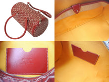 Load image into Gallery viewer, 極美品 GOYARD ゴヤール KIOS キオス PM 限定品 ゴヤールディンキャンバス レッド シルバー金具 中古 4c075230