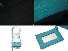 Load image into Gallery viewer, BALENCIAGA バレンシアガ ハンドバッグ Giant Mini City ジャイアントミニシティ ブルー レザー 309544 美品 中古 4c075231
