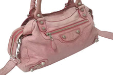 Load image into Gallery viewer, BALENCIAGA バレンシアガ ハンドバッグ 240578 ザ ジャイアント タウン ピンク レザー 良品 中古 4c075232