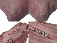 Load image into Gallery viewer, BALENCIAGA バレンシアガ ハンドバッグ 240578 ザ ジャイアント タウン ピンク レザー 良品 中古 4c075232