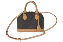 Load image into Gallery viewer, LOUIS VUITTON ルイヴィトン アルマBB 2WAYハンドバッグ 現行モデル M46990 モノグラム ゴールド金具 美品 中古 4c075235