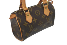 Load image into Gallery viewer, 極美品 LOUIS VUITTON ルイヴィトン ミニスピーディ ハンドバッグ モノグラム M41534 PVC ブラウン ゴールド金具 中古 4c075242