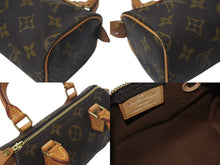 Load image into Gallery viewer, 極美品 LOUIS VUITTON ルイヴィトン ミニスピーディ ハンドバッグ モノグラム M41534 PVC ブラウン ゴールド金具 中古 4c075242
