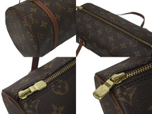 Load image into Gallery viewer, 極美品 LOUIS VUITTON ルイヴィトン パピヨンPM 26 筒形 ハンドバック ブラウン モノグラム M51386 中古 4c075288