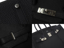 Load image into Gallery viewer, 極美品 HERMES エルメス BIRKIN バーキン35 ハンドバッグ トゴ ブラック シルバー金具 X刻印 2016年製 中古 4c075292