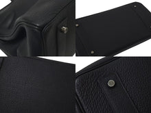 Load image into Gallery viewer, HERMES エルメス ショルダーバーキン トリヨンクレマンス ◻︎I刻 ゴルチェ期 ブラック シルバー金具 美品 中古 4c075293