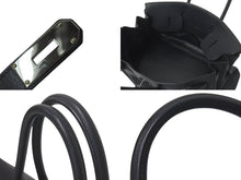 Load image into Gallery viewer, HERMES エルメス ショルダーバーキン トリヨンクレマンス ◻︎I刻 ゴルチェ期 ブラック シルバー金具 美品 中古 4c075293