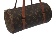 Load image into Gallery viewer, LOUIS VUITTON ルイヴィトン パピヨン26 ハンドバッグ M51386 モノグラム ブラウン ゴールド金具 美品 中古 4c075308