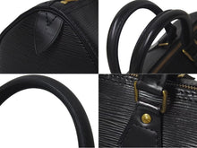 Load image into Gallery viewer, LOUIS VUITTON ルイヴィトン スピーディ25 ハンドバッグ M43012 エピ レザー ブラック 旧型 美品 中古 4c075312