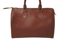 Load image into Gallery viewer, LOUIS VUITTON ルイヴィトン ハンドバッグ スピーディ25 M43003 ゴールド金具 ブラウン エピレザー 美品 中古 4c075316