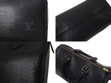Load image into Gallery viewer, LOUIS VUITTON ルイヴィトン スピーディ30 ハンドバッグ M59032 エピレザー ブラック ゴールド金具 美品 中古 4c075317