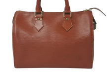 Load image into Gallery viewer, LOUIS VUITTON ルイヴィトン ハンドバッグ スピーディ25 M43003 ゴールド金具 ブラウン エピレザー 美品 中古 4c075318