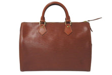 Load image into Gallery viewer, LOUIS VUITTON ルイヴィトン スピーディ30 M43003 ハンドバッグ ブラウン ゴールド金具 エピレザー 美品 中古 4c075319