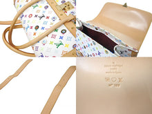 Load image into Gallery viewer, LOUIS VUITTON × 村上隆 ルイヴィトン ボストンバッグ サックジギャンティック M92057 ブロン マルチ ゴールド金具 美品 中古 4c075321