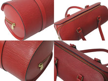 Load image into Gallery viewer, LOUIS VUITTON ルイヴィトン エピ スフロ ハンドバッグ レザー カスティリアンレッド M52227 エピレザー ゴールド金具 美品 中古 4c075356