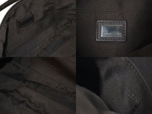 Load image into Gallery viewer, 極美品 FENDI フェンディ ハンドバッグ ズッキーノ ポーチ ベージュ ブラウン コットンキャンバス レザー ブラック金具 中古 4c075362