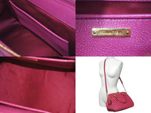 Load image into Gallery viewer, 極美品 MIUMIU ミュウミュウ Mandras マンドラス 2WAYS ハンドバッグ ピンク レザー RL0058 ゴールド金具 中古 4c075377