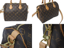 Load image into Gallery viewer, 極美品 LOUIS VUITTON ルイヴィトン スピーディ バンドリエール25 ハンドバッグ M41113 モノグラム ブラウン 新型 中古 4c075379