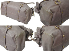 Load image into Gallery viewer, MIUMIU ミュウミュウ ハンドバッグ サイドリボンハンドバック ピンクベージュ レザー RT0438 ゴールド金具 美品 中古 4c075394