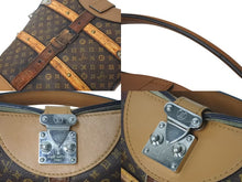 Load image into Gallery viewer, LOUIS VUITTON ルイヴィトン トランスフォームドモノグラム ダッフルバッグ ハンドバッグ M52276 ブラウン シルバー金具 美品 中古 4c075453