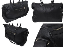 Load image into Gallery viewer, BALENCIAGA バレンシアガ Classic Weekender クラシックウィークエンダー 2WAY バック ブラック ラムスキン 433614 美品 中古 4c075458