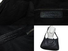 Load image into Gallery viewer, BALENCIAGA バレンシアガ Classic Weekender クラシックウィークエンダー 2WAY バック ブラック ラムスキン 433614 美品 中古 4c075458