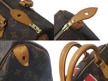 Load image into Gallery viewer, LOUIS VUITTON ルイヴィトン スピーディ30 ハンドバッグ イニシャル M59032 モノグラム ブラウン PVC ゴールド金具 美品 中古 4c075563