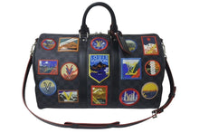 Load image into Gallery viewer, LOUIS VUITTON ルイヴィトン アルプス キーポル バンドリエール45 ボストンバッグ ダミエグラフィット N40043 ブラック PVC レザー シルバー金具 中古 4c075564