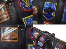 Load image into Gallery viewer, LOUIS VUITTON ルイヴィトン アルプス キーポル バンドリエール45 ボストンバッグ ダミエグラフィット N40043 ブラック PVC レザー シルバー金具 中古 4c075564