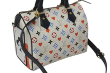 Load image into Gallery viewer, 極美品 LOUIS VUITTON ルイヴィトン 20AW モノグラム ゲームオン スピーディ バンドリエール 25 ハンドバッグ M57466 ホワイト マルチカラー ショルダー 中古 4c075621
