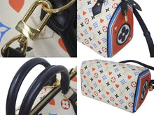 Load image into Gallery viewer, 極美品 LOUIS VUITTON ルイヴィトン 20AW モノグラム ゲームオン スピーディ バンドリエール 25 ハンドバッグ M57466 ホワイト マルチカラー ショルダー 中古 4c075621