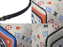 Load image into Gallery viewer, 極美品 LOUIS VUITTON ルイヴィトン 20AW モノグラム ゲームオン スピーディ バンドリエール 25 ハンドバッグ M57466 ホワイト マルチカラー ショルダー 中古 4c075621