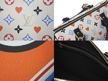 Load image into Gallery viewer, 極美品 LOUIS VUITTON ルイヴィトン 20AW モノグラム ゲームオン スピーディ バンドリエール 25 ハンドバッグ M57466 ホワイト マルチカラー ショルダー 中古 4c075621