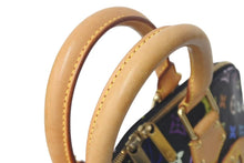 Load image into Gallery viewer, LOUIS VUITTON ルイヴィトン アルマ ハンドバッグ M92646 モノグラム マルチカラー ブラック 村上隆 美品 中古 4c075623