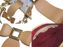 Load image into Gallery viewer, 極美品 LOUIS VUITTON ルイヴィトン 村上隆 ハンドバッグ アニー M40307 モノグラムマルチ ホワイト ゴールド金具 中古 4c075623