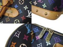 Load image into Gallery viewer, LOUIS VUITTON ルイヴィトン アルマ ハンドバッグ M92646 モノグラム マルチカラー ブラック 村上隆 美品 中古 4c075623