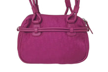 Load image into Gallery viewer, 極美品 ChristianDior クリスチャンディオール トロッター ハンドバッグ レザー ジャガード パープル ピンク シルバー金具 中古 4c075644