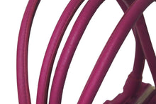 Load image into Gallery viewer, 極美品 ChristianDior クリスチャンディオール トロッター ハンドバッグ レザー ジャガード パープル ピンク シルバー金具 中古 4c075644