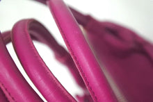 Load image into Gallery viewer, 極美品 ChristianDior クリスチャンディオール トロッター ハンドバッグ レザー ジャガード パープル ピンク シルバー金具 中古 4c075644