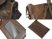 Load image into Gallery viewer, BALENCIAGA バレンシアガ ザシティ ミディアム 2way ショルダーバッグ ハンドバッグ ブラウン アンティークゴールド 美品 中古 4c075654