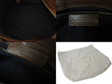 Load image into Gallery viewer, BALENCIAGA バレンシアガ ザシティ ミディアム 2way ショルダーバッグ ハンドバッグ ブラウン アンティークゴールド 美品 中古 4c075654